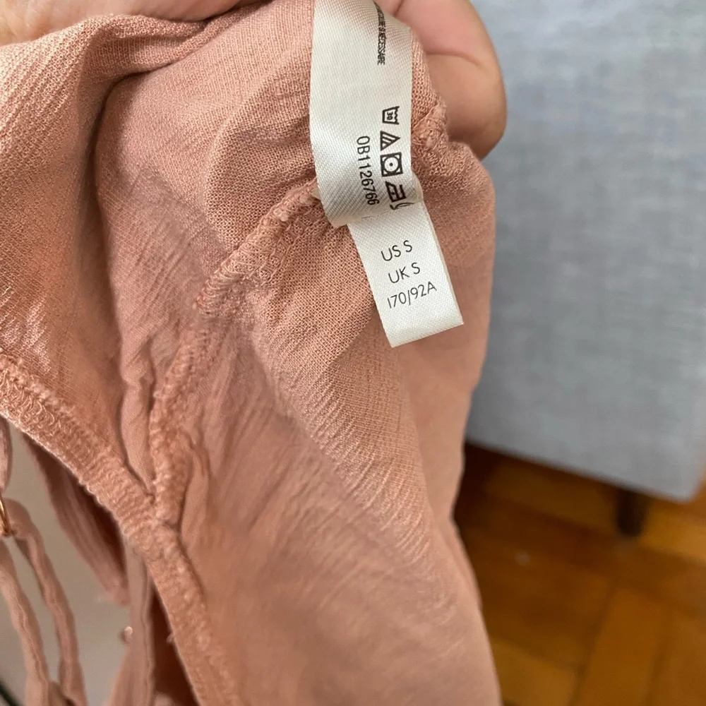 FREE PEOPLE Intimately Larissa Bodysuit Womens - Blush - Thong back Small - Picture 8 of 9